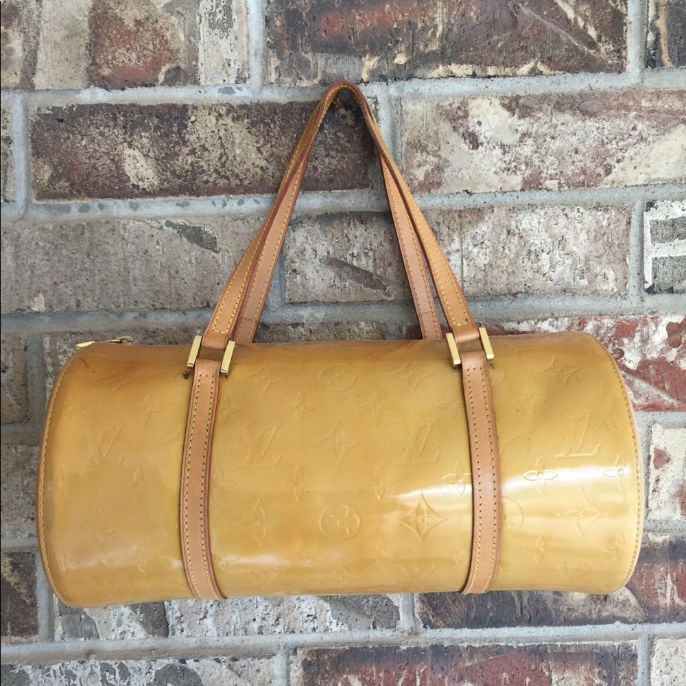 Authentic Louis Vuitton Yellow Vernis Papillion